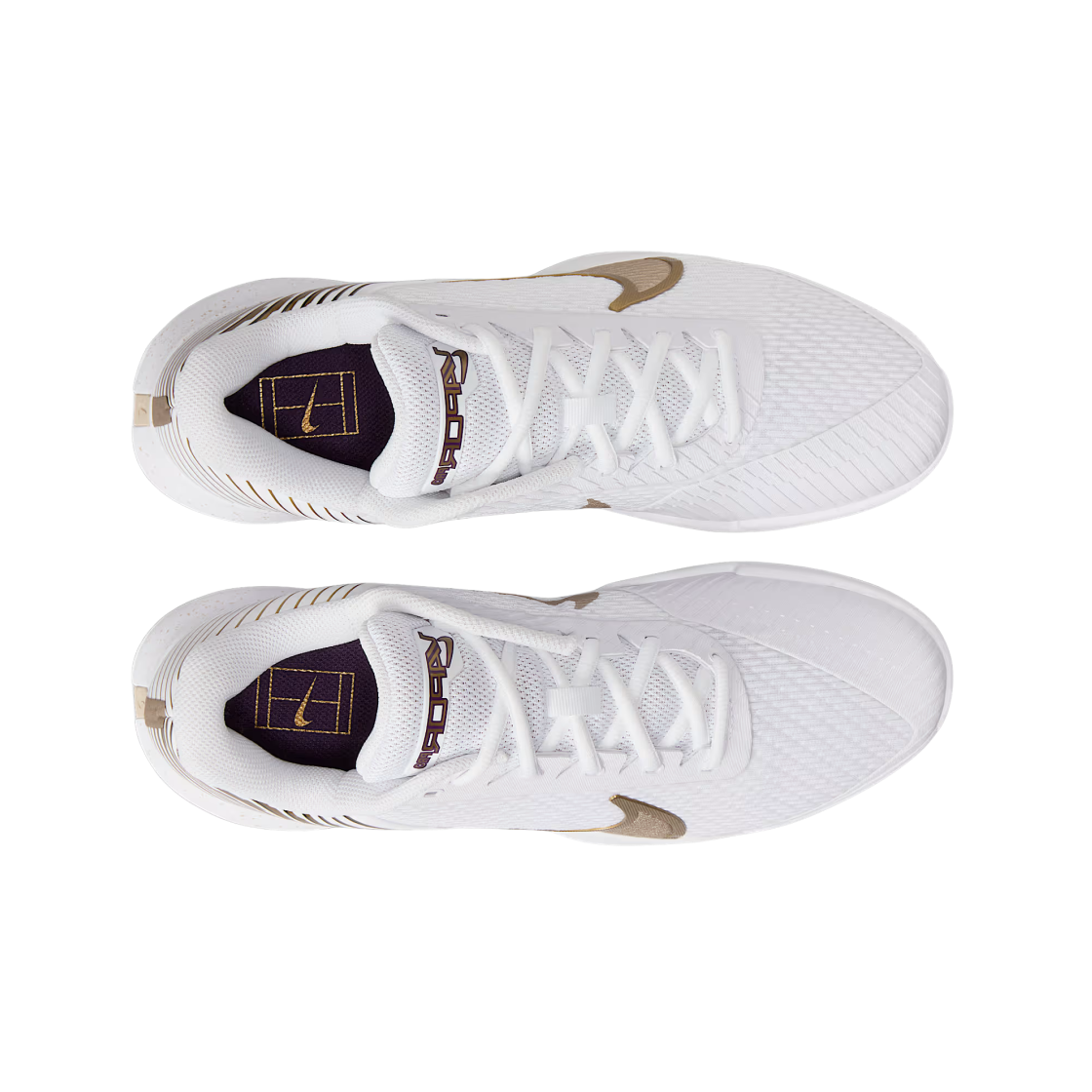 나이키 코트 베이퍼 프로 2 하드 코트 테니스 화이트 그랜드 퍼플(Nike Court Vapor Pro 2 Hard Court Tennis White Grand Purple) - 2