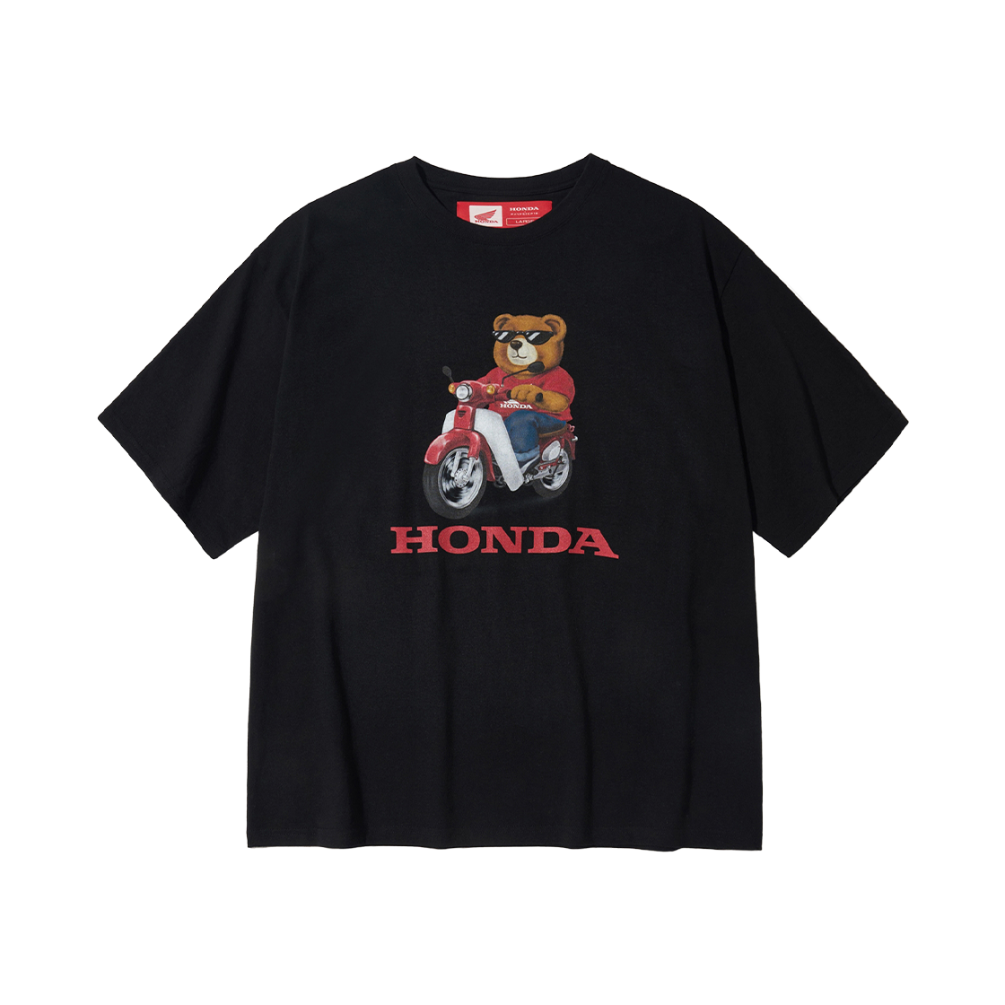 혼다 베어 티셔츠 블랙(Honda Bear T-Shirt Black)