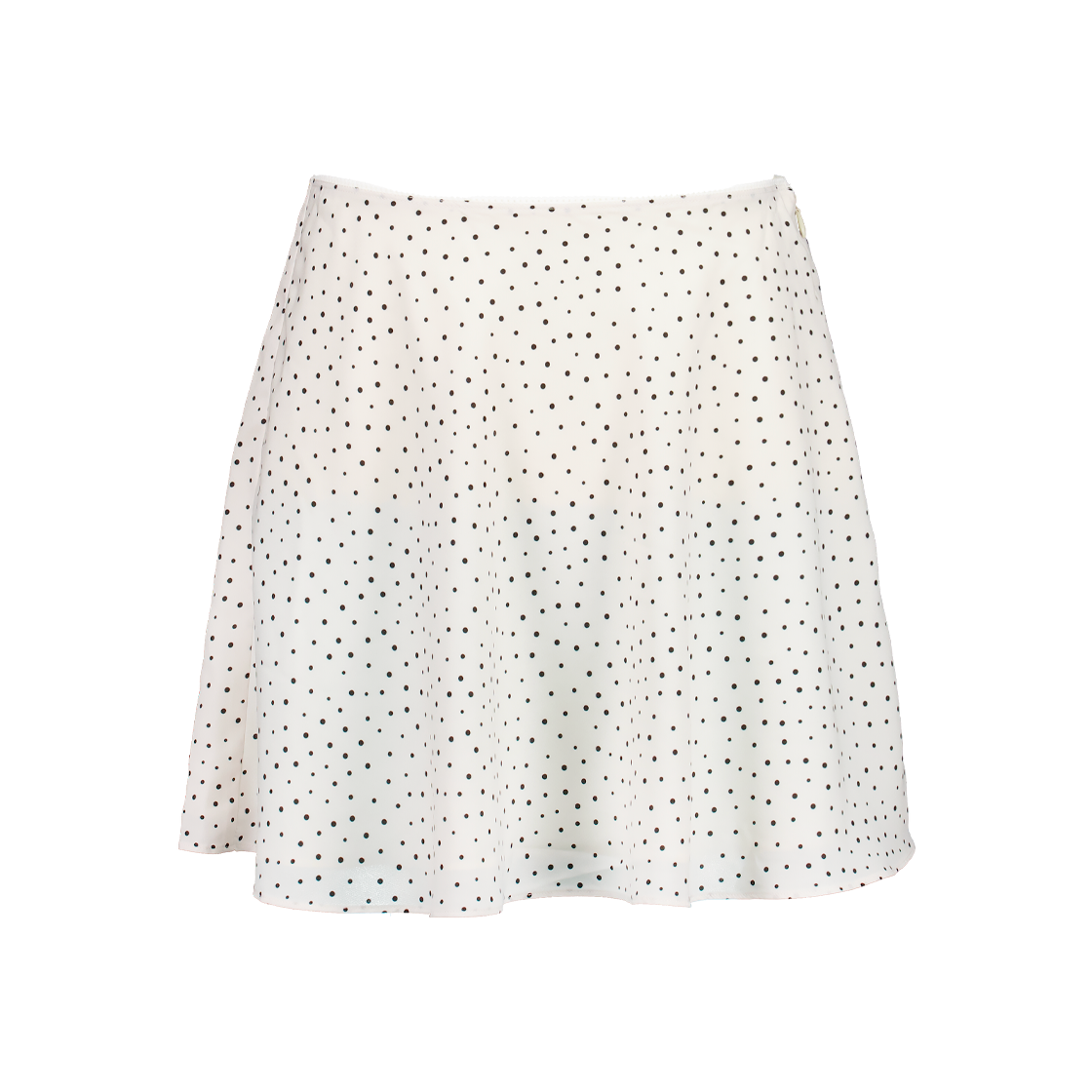 P0000CAL NAVIVERSE Dot Flare Skirt_White
