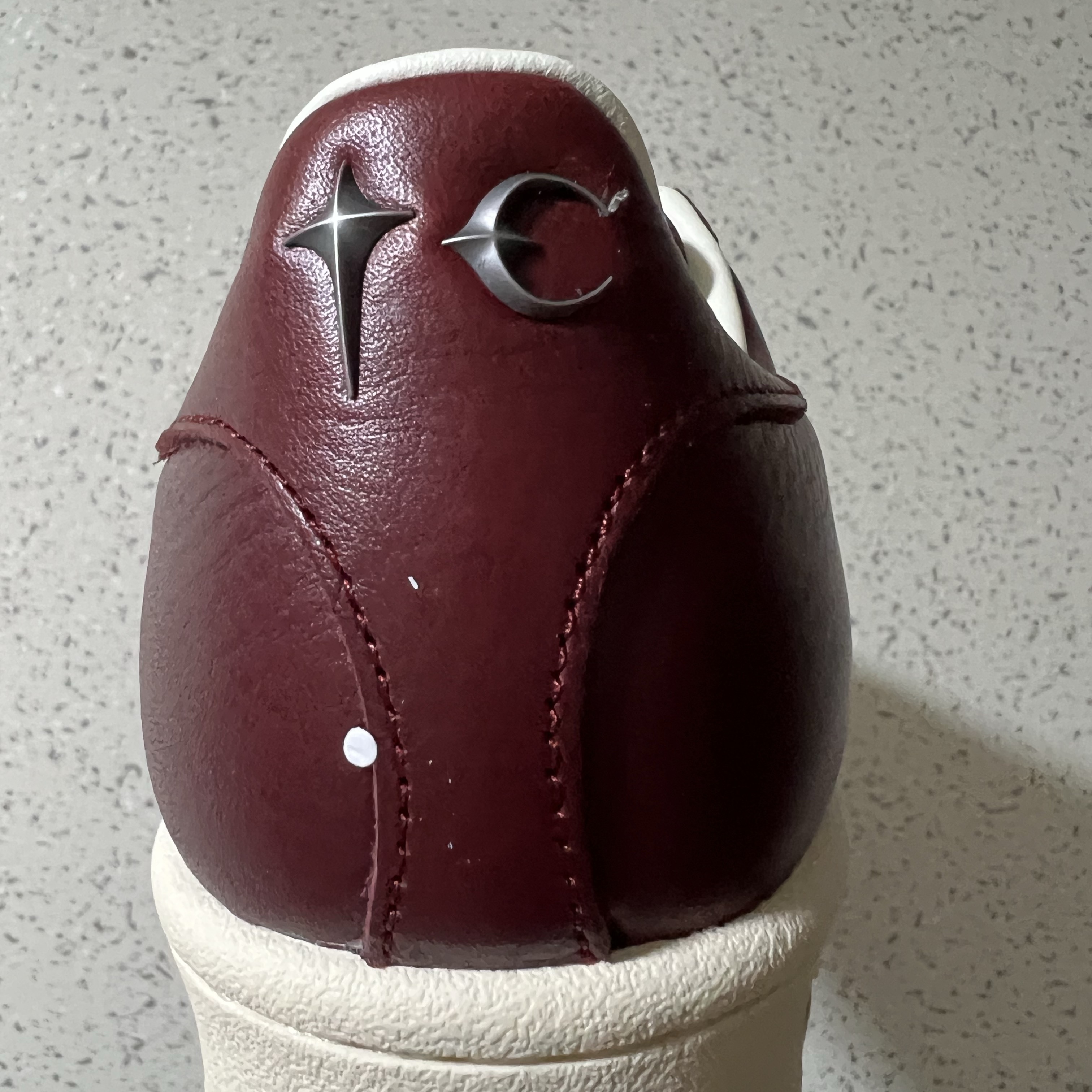 Adidas x Thug Club Superstar Vintage Collegiate Burgundy Cream White 착용 스타일 - 4