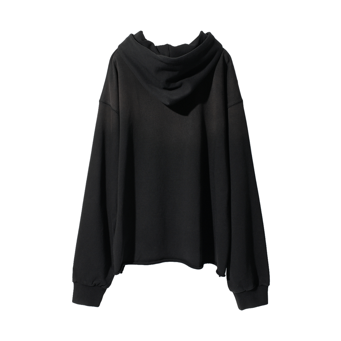 코드 멀티플 뱃지 풀오버 후디 블랙(Cord Multiple Badge Pullover Hoodie Black) - 2