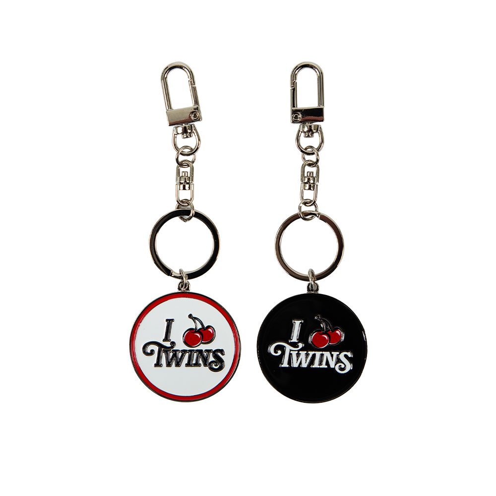 KI255UPTGD017 LG TWINS X Kirsh I♥TWINS Metal Keyring