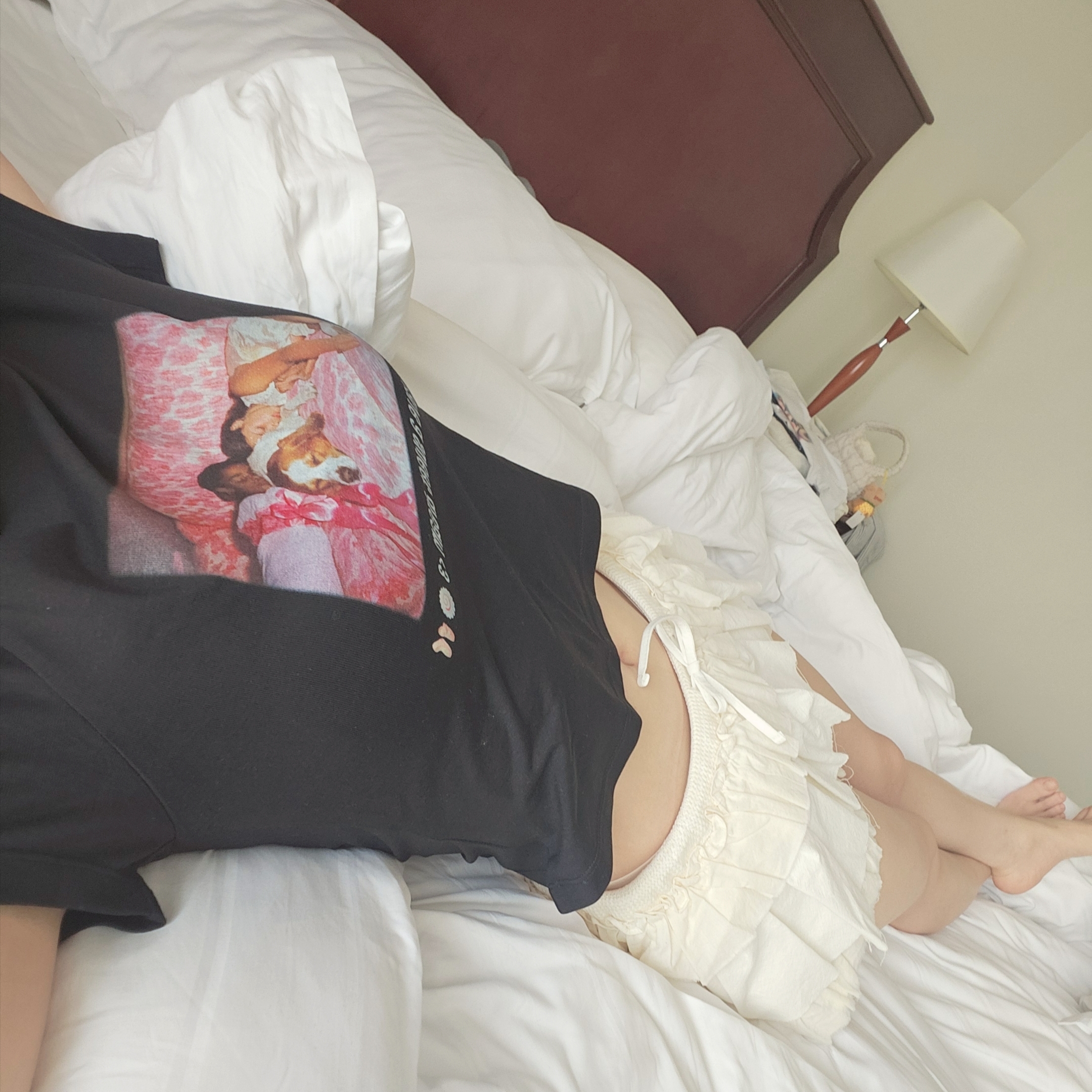 mnmpair Have a Sweet Dream Tee 착용 스타일 - 2