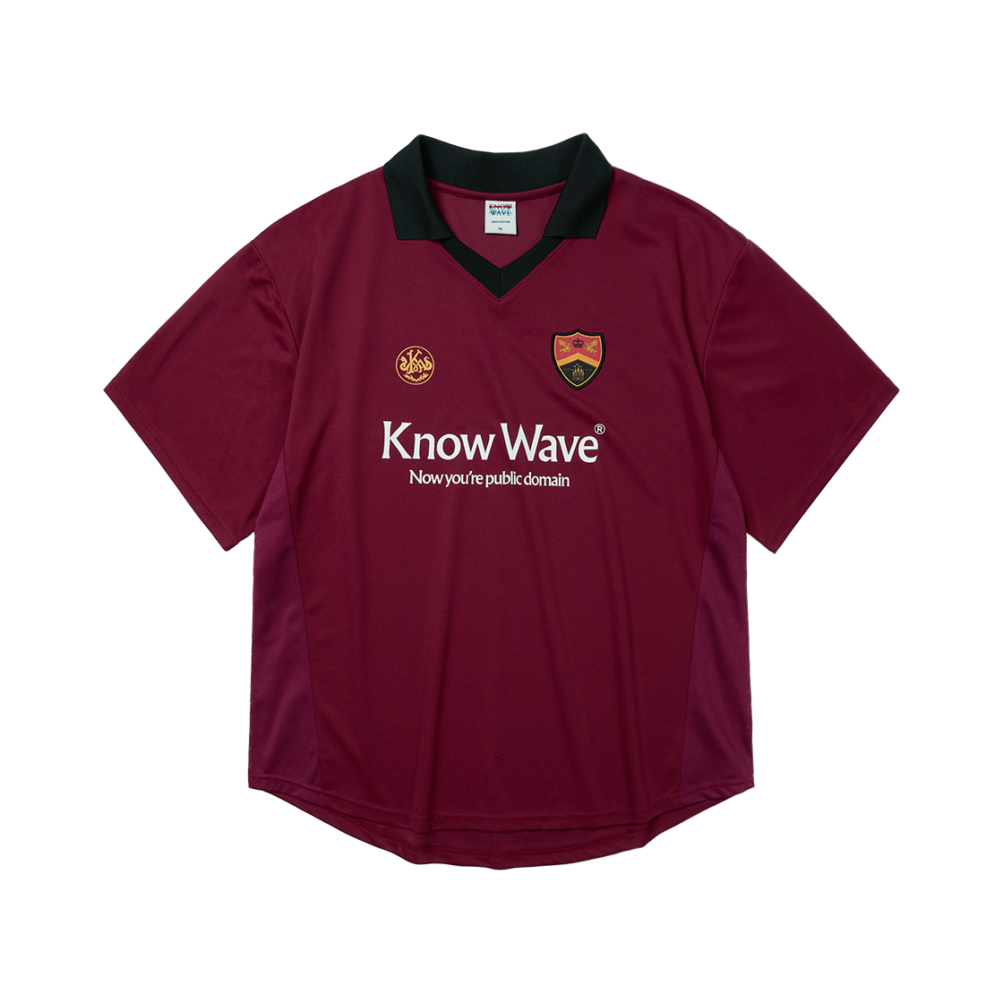 KNT25007BGD Knowwave Jersey Tee Burgundy