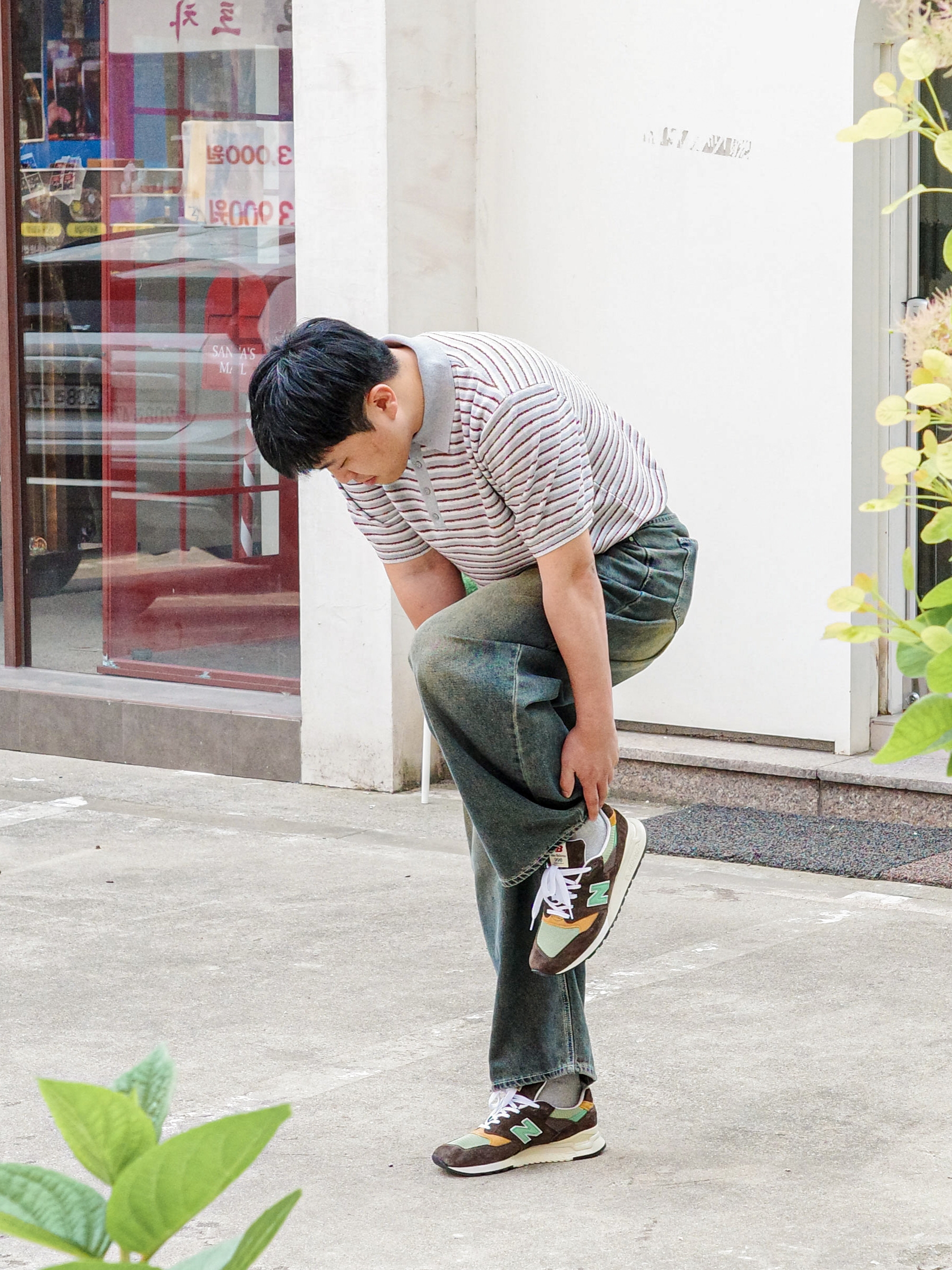 New Balance 998 Made in USA Brown 착용 스타일
