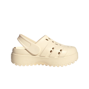 (W) Adidas Adilette Platform Clog Wonder White