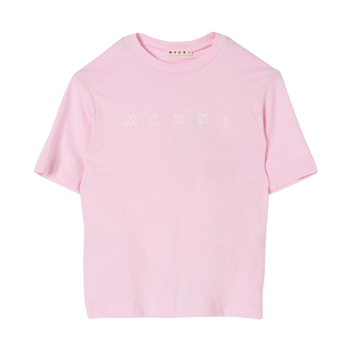 (키즈) 마르니 로고 티셔츠 핑크((Kids) Marni Logo T-Shirt Pink)