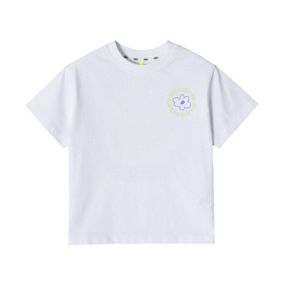(키즈) 히로 파인딩 티셔츠 화이트((Kids) Hiro Finding T-Shirt White)