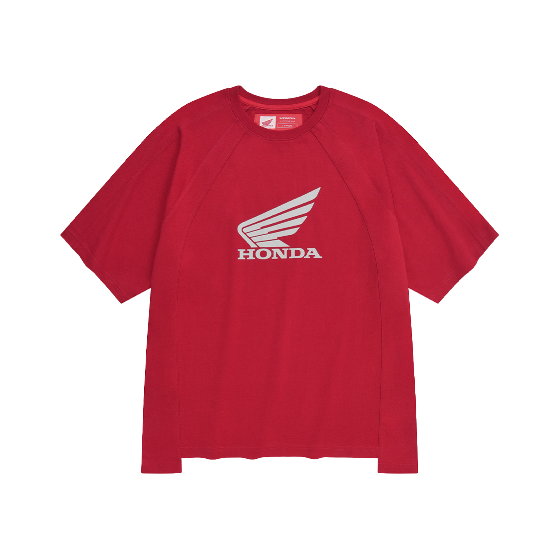 HEM1SS301ARD Honda Vintage Cutoff T-Shirt Red