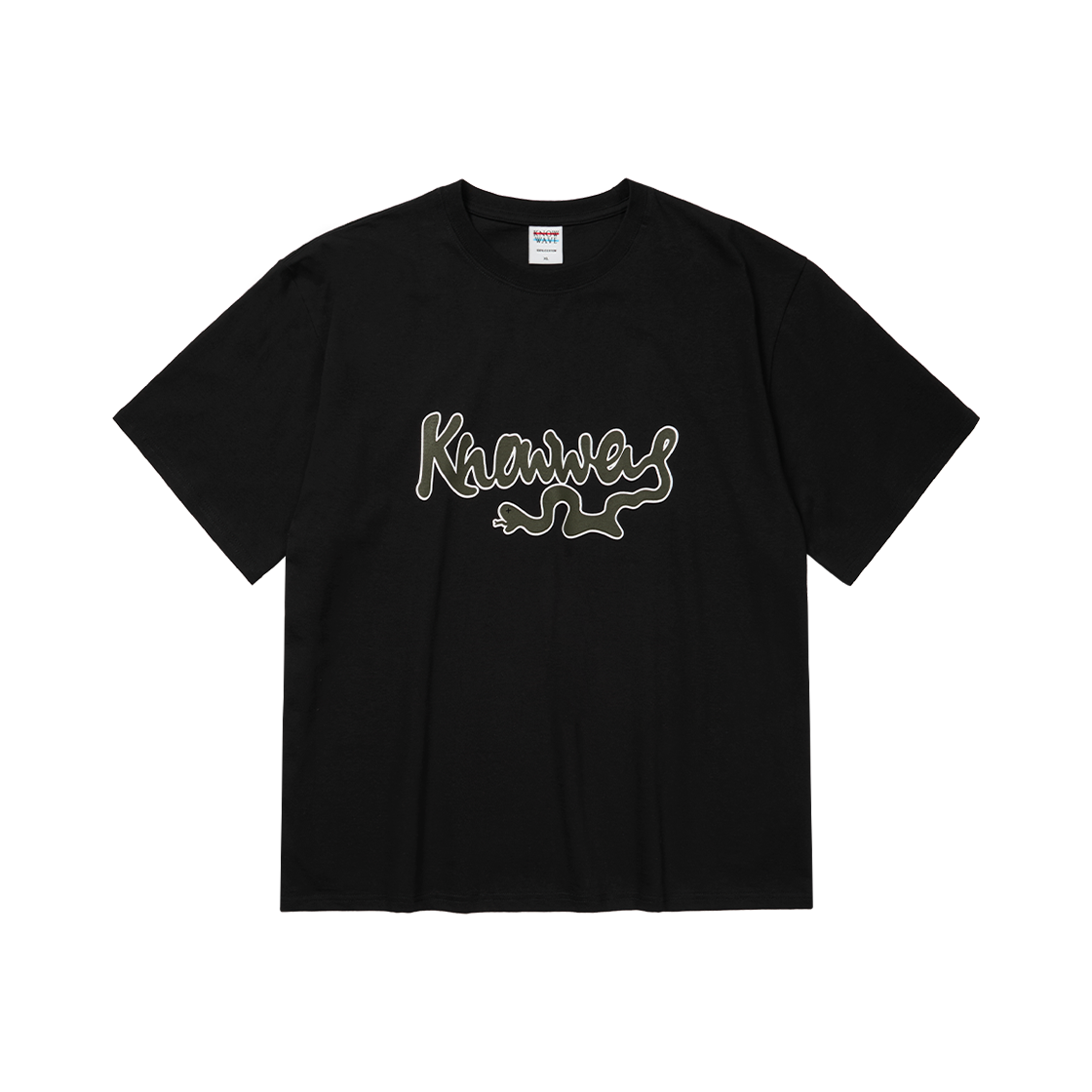 KNT25005GRY Knowwave Snake Tee Black