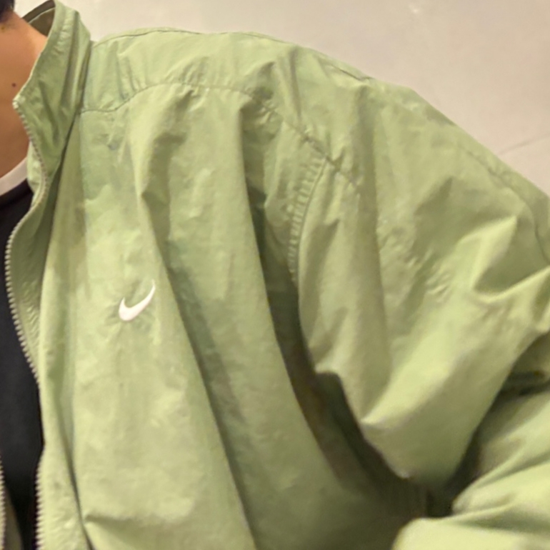 Nike NRG Solo Swoosh Woven Track Jacket Oil Green - Asia 착용 스타일