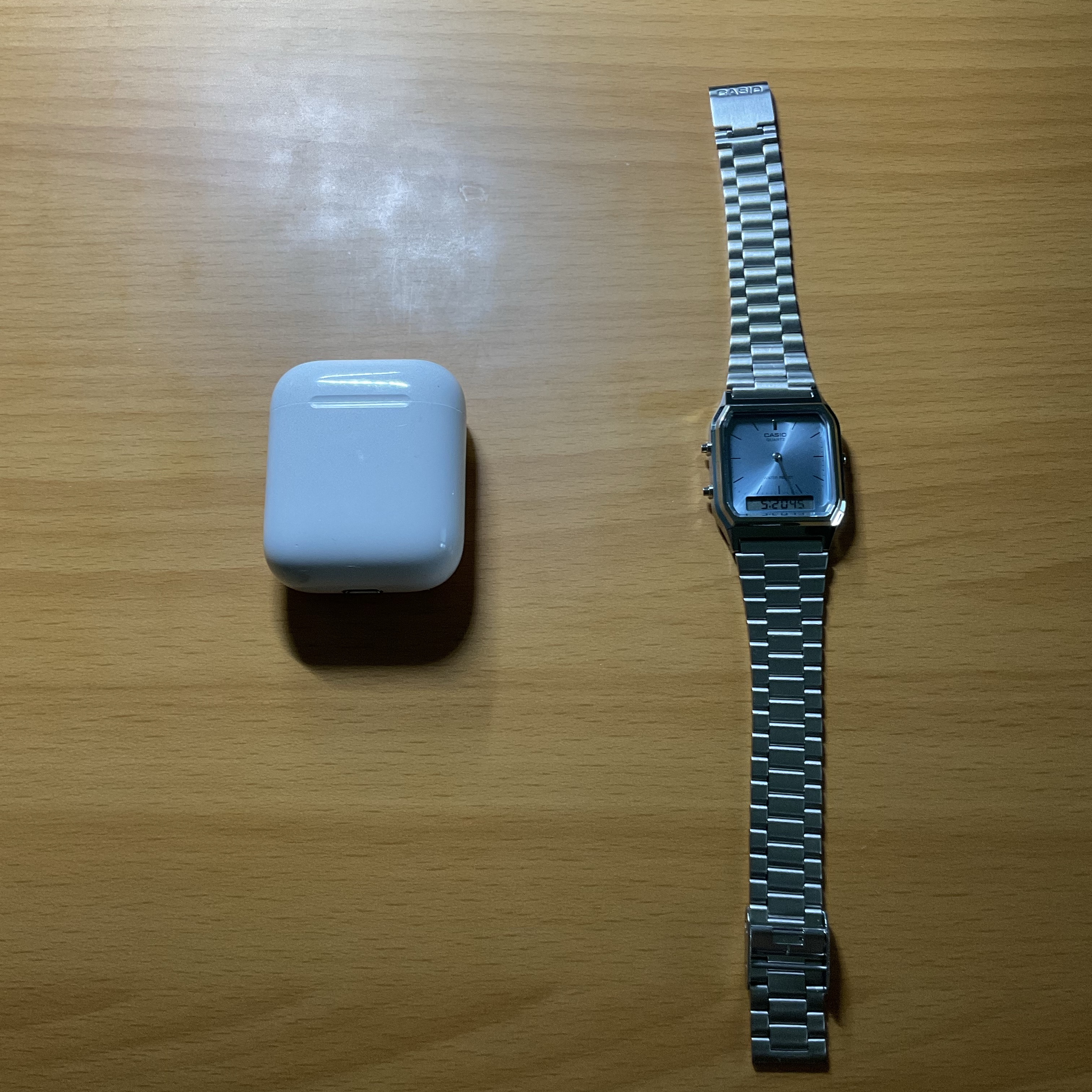 Casio AQ-230A-2A1MQY 착용 스타일