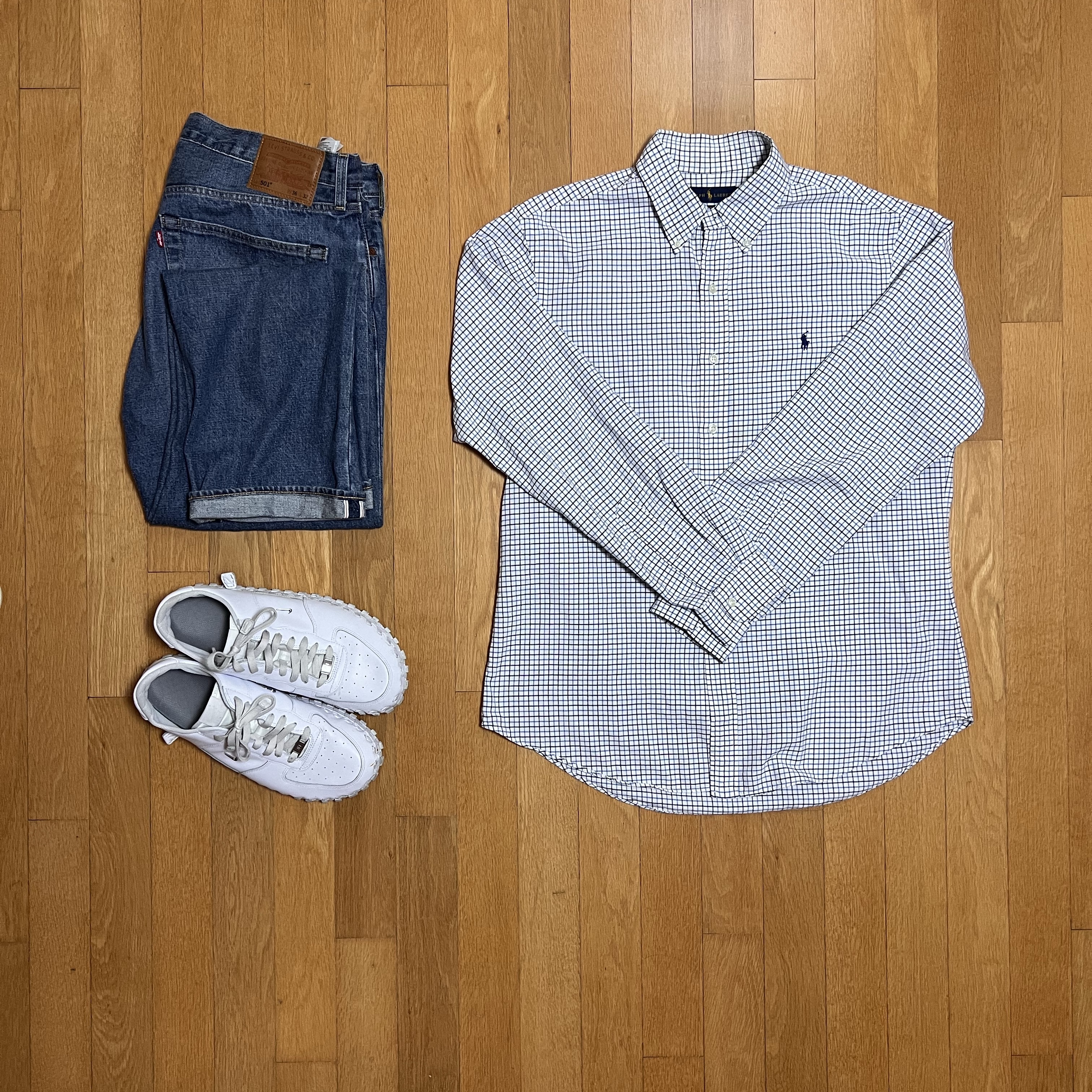 Nike x Jacquemus J Force 1 Low LX SP White 착용 스타일