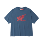 Honda Original Wing Logo T-Shirt Vintage Navy