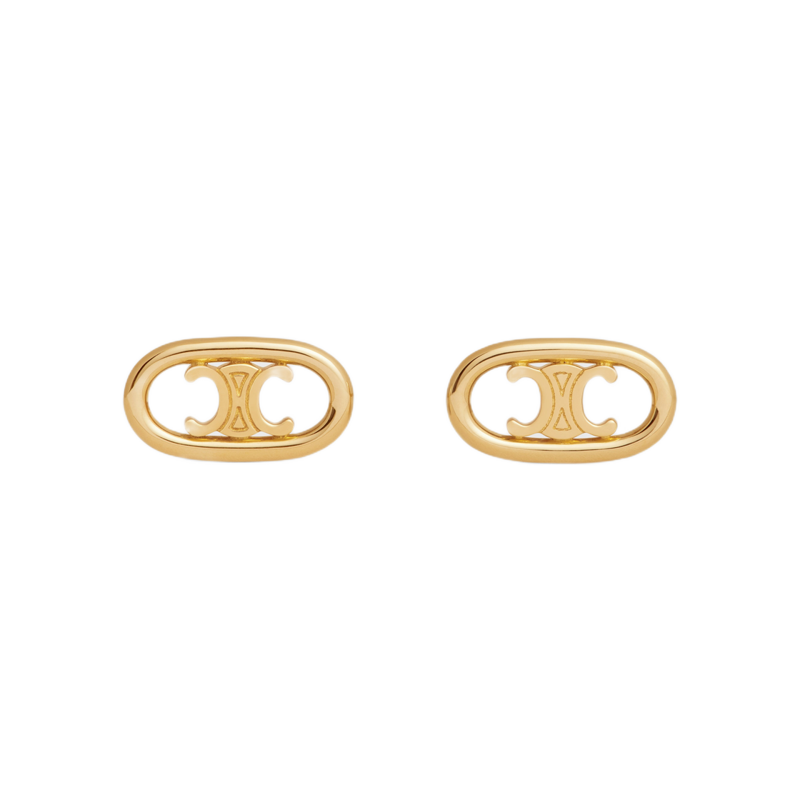 셀린느 마이옹 트리옹프 스터드 옐로우 골드 옐로우 골드(Celine Maillon Triomphe Studs in Yellow Gold Yellow Gold) - 1
