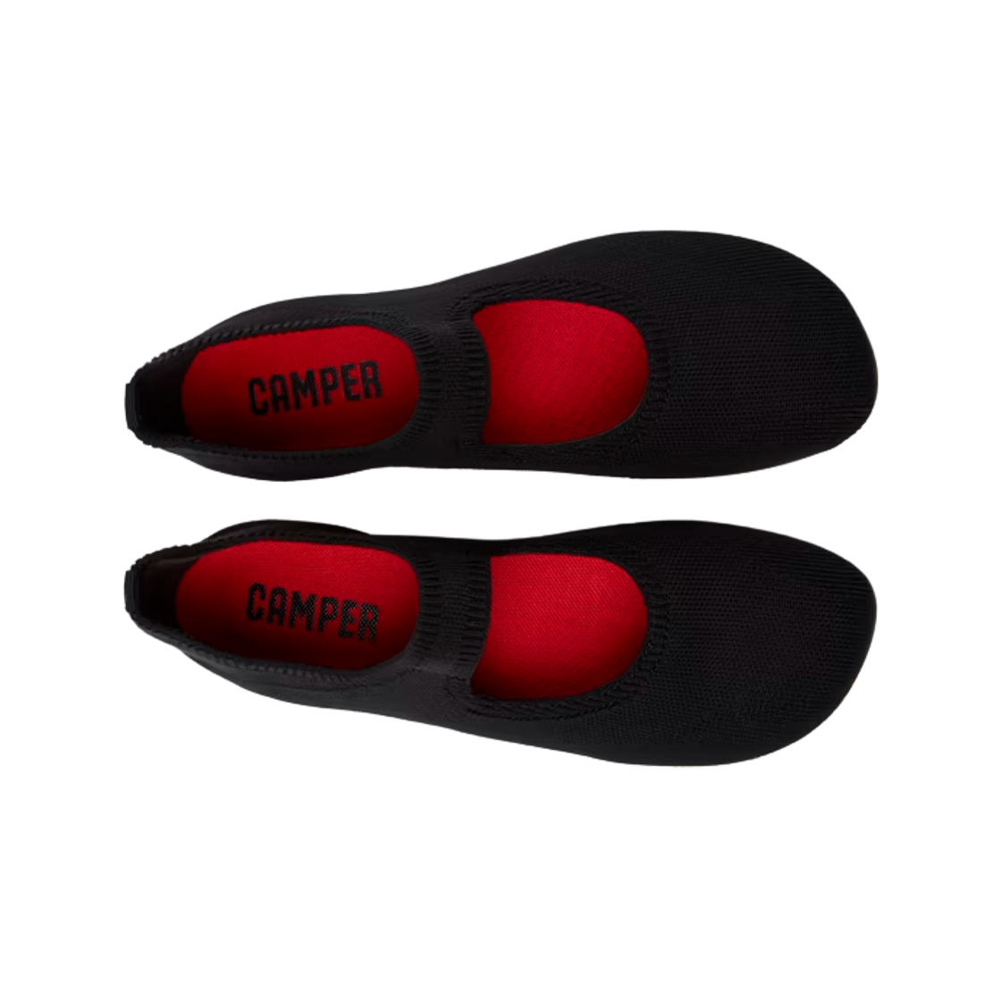 (W) 캠퍼 텍스타일 슈즈 블랙((W) Camper Textile Shoes Black) - 2