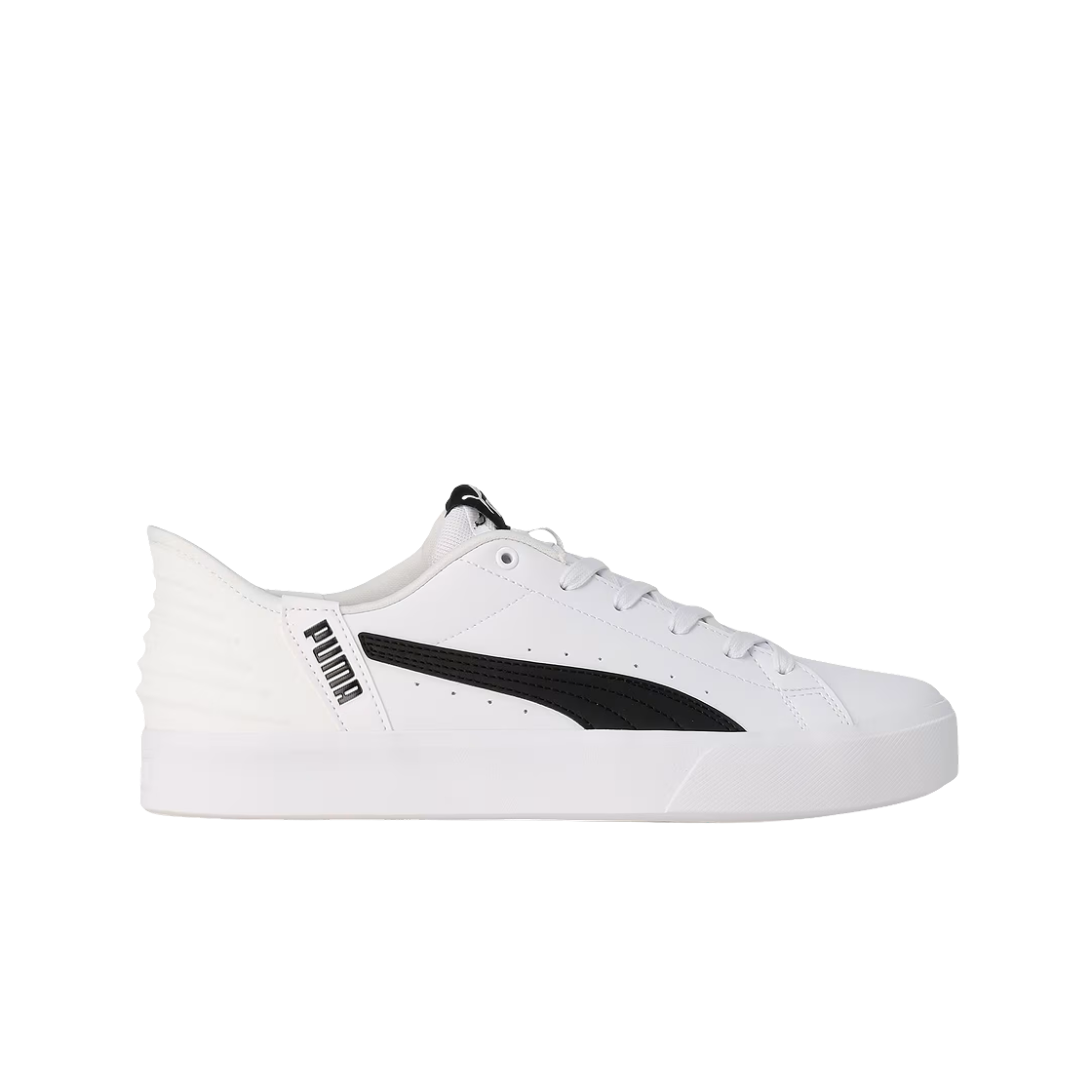 402486-02 Puma V Court Ease In White Black