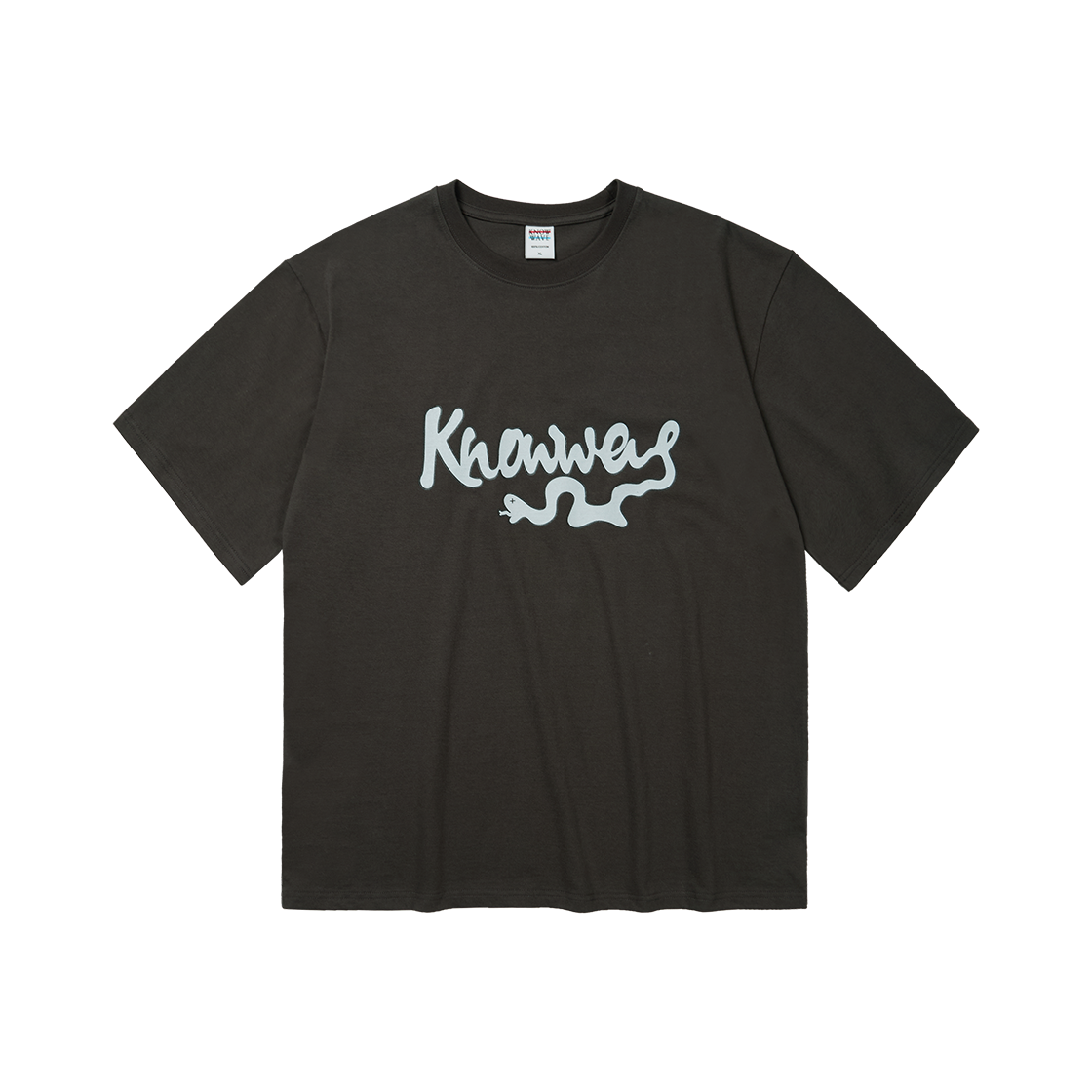 KNT25005CHC Knowwave Snake Tee Charcoal