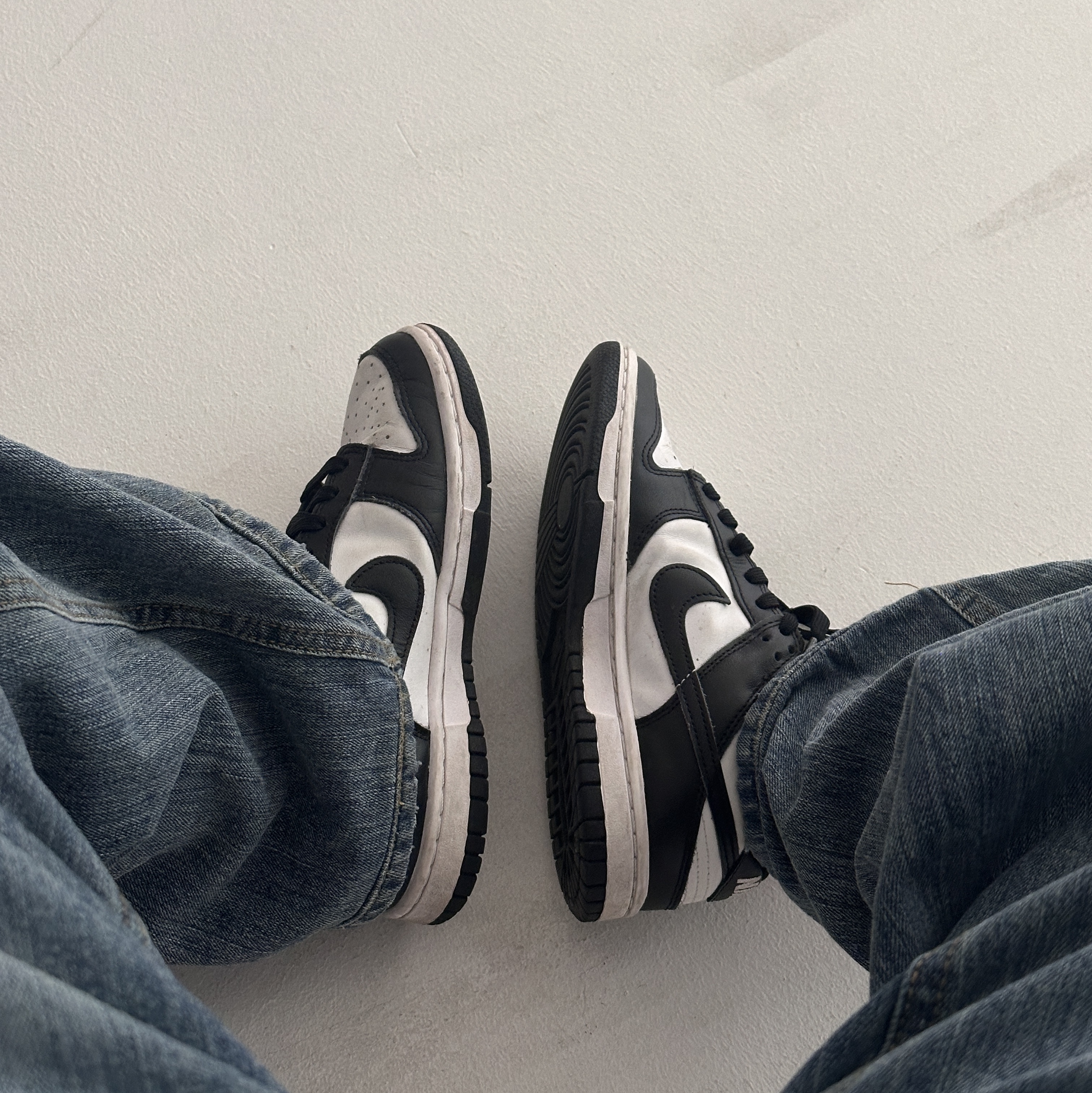 (W) Nike Dunk Low Black 착용 스타일