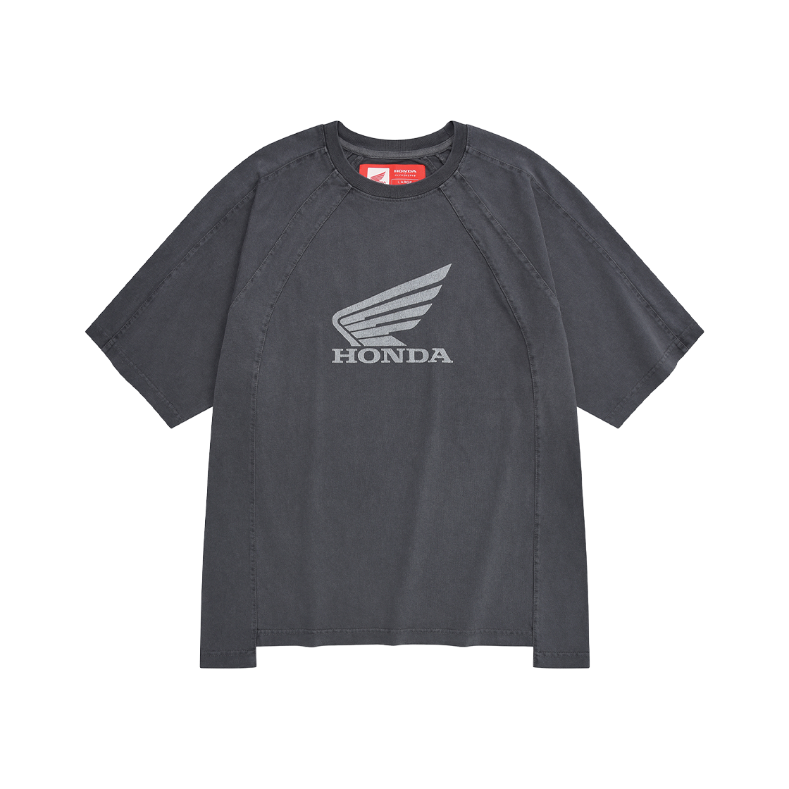HFM1SS301SCH Honda Vintage Cutoff T-Shirt Pg Blue Charcoal