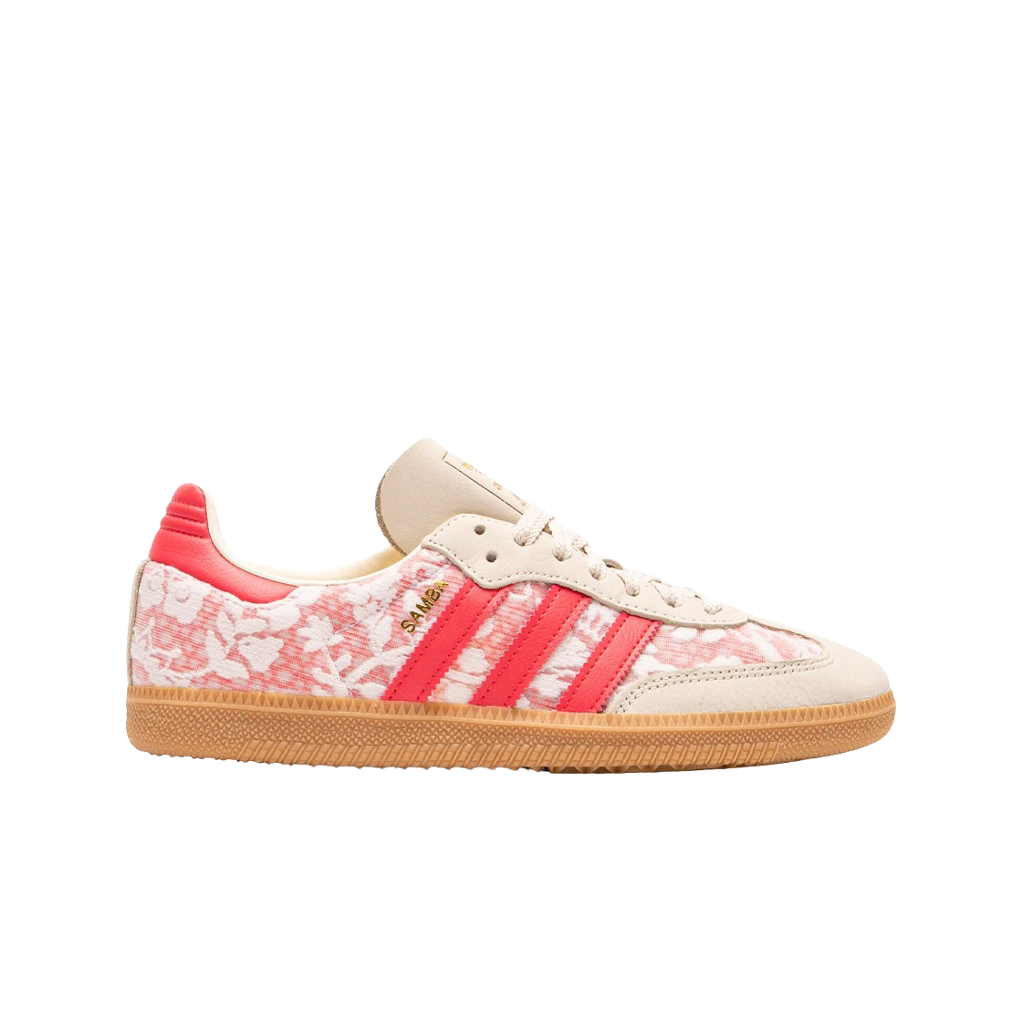 JR8841 (W) Adidas x Liberty London Samba OG Cream White Better Scarlet