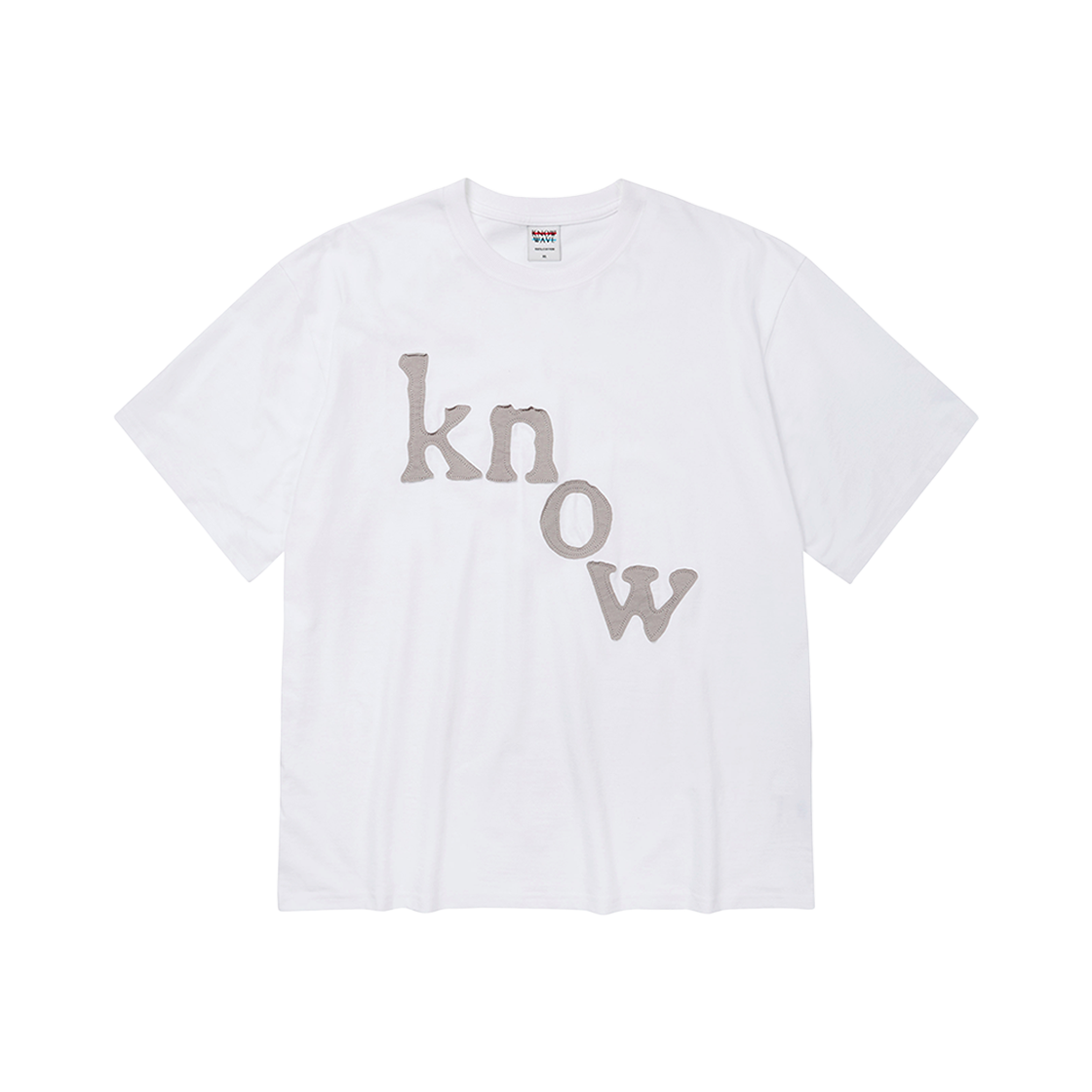 KNT25006WHT Knowwave Patch Logo Tee White