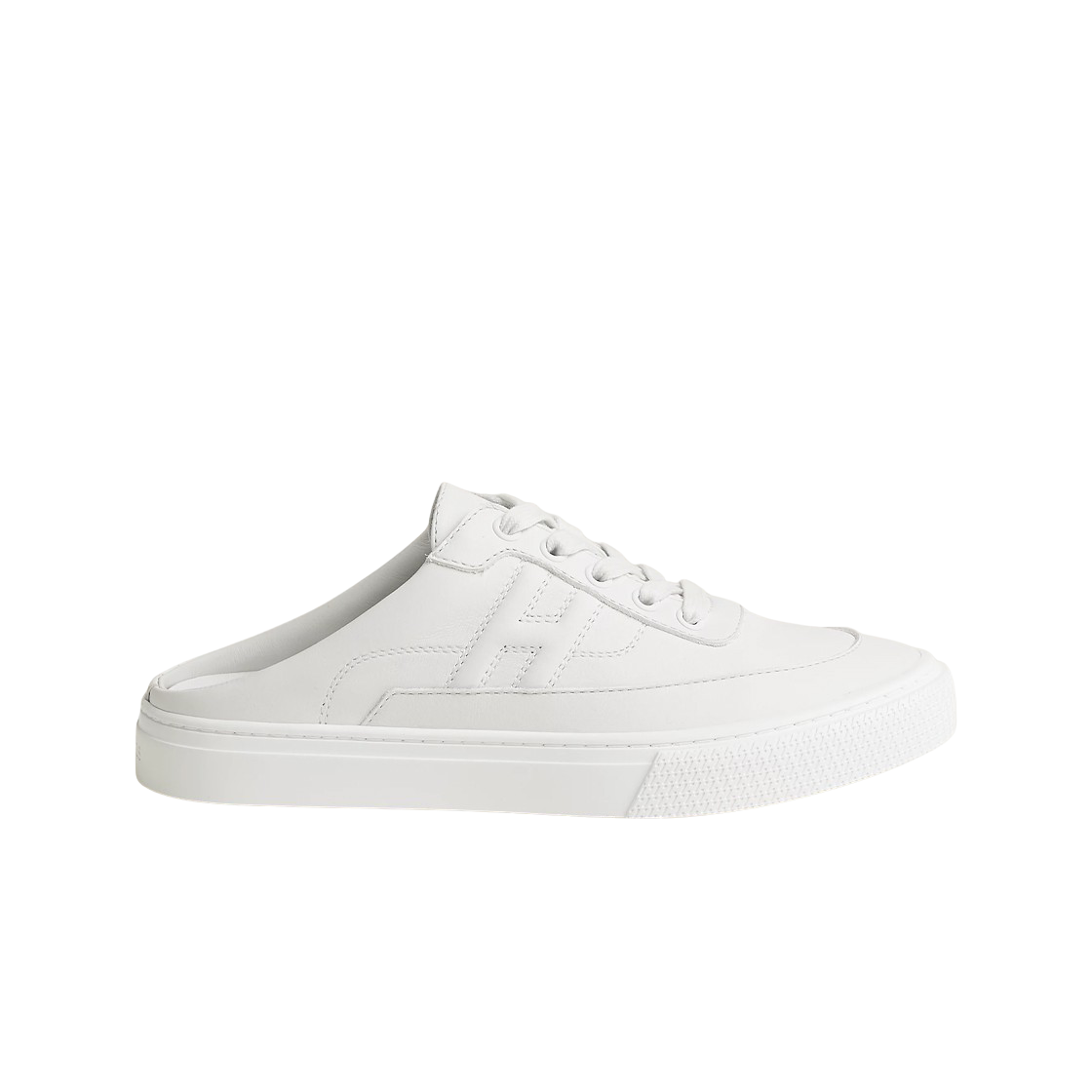 (W) 에르메스 킵 스니커즈 카프스킨 & 블랑((W) Hermes Keep Sneakers Calfskin & Blanc) - 1