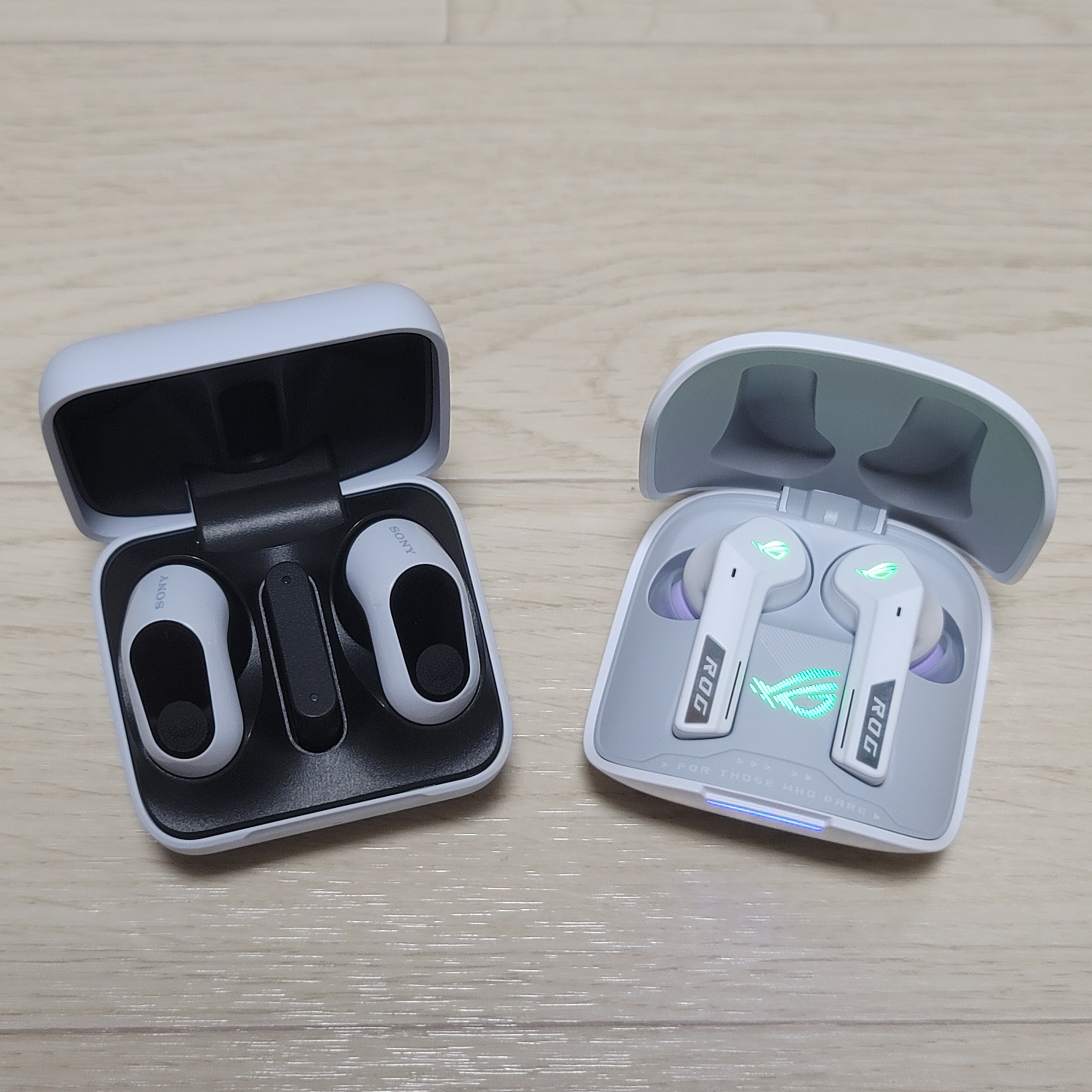 Sony INZONE Buds White (Sony Korea Ver.) 착용 스타일 - 1