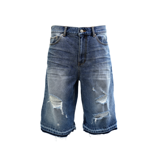 25021-9621-011-BL [더블 적립] Farfromwhat Far VTG Jean Shorts Blue