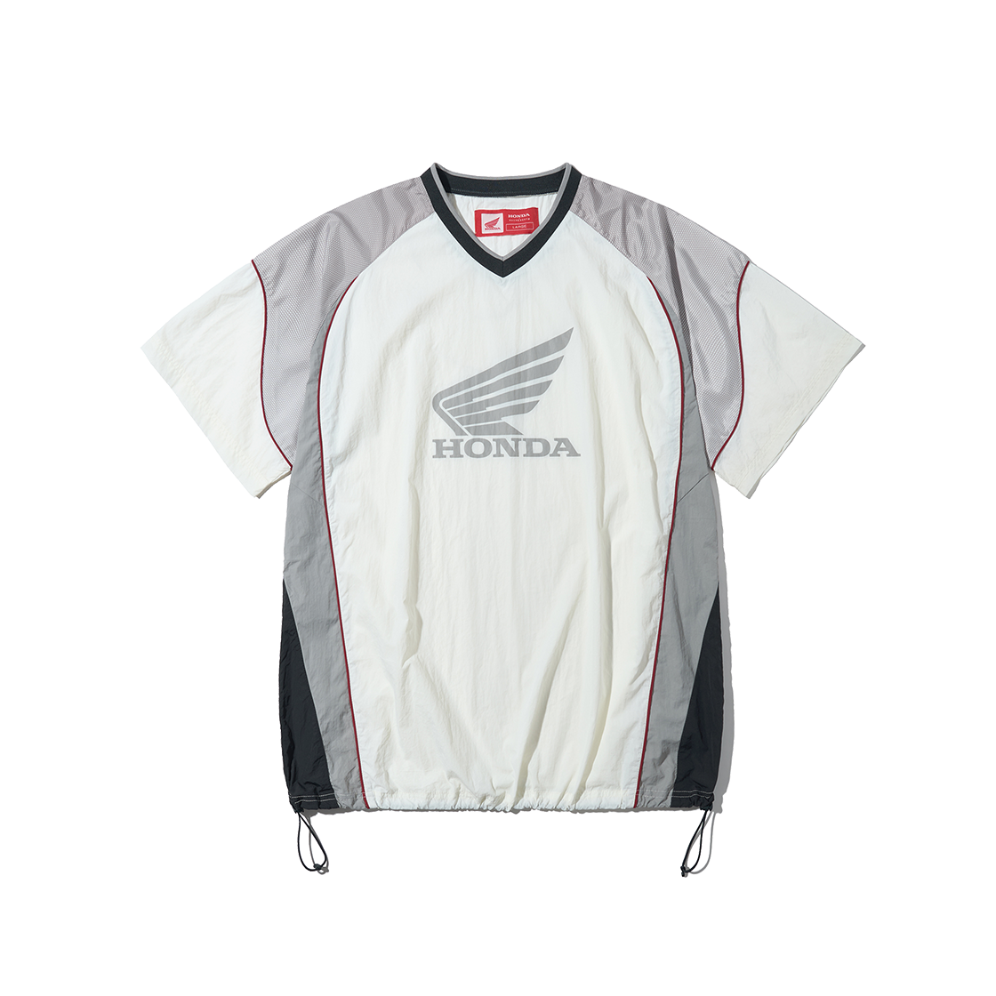 혼다 스피드 트랙 나일론 티셔츠 아이보리(Honda Speed Track Nylon T-Shirt Ivory)