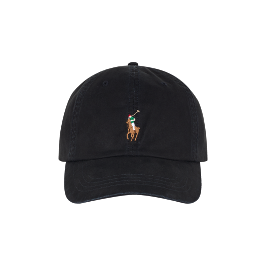 KM5BHTCRLD0BK [30% 적립] Polo Ralph Lauren Stretch Cotton Twill Ball Cap Black - 25SS