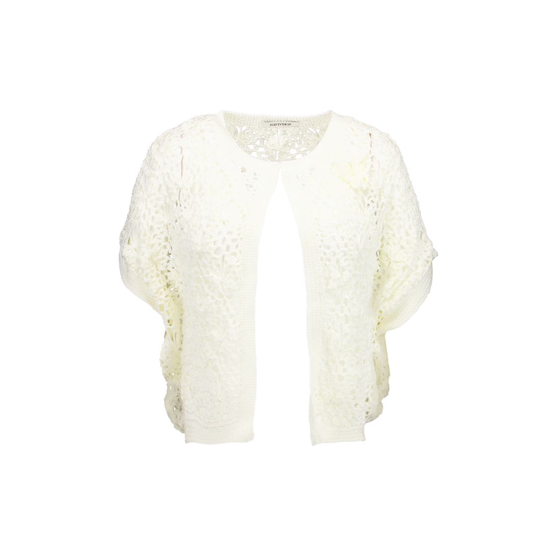 P0000CBS NAVIVERSE Navi Knit Cardigan_Ivory