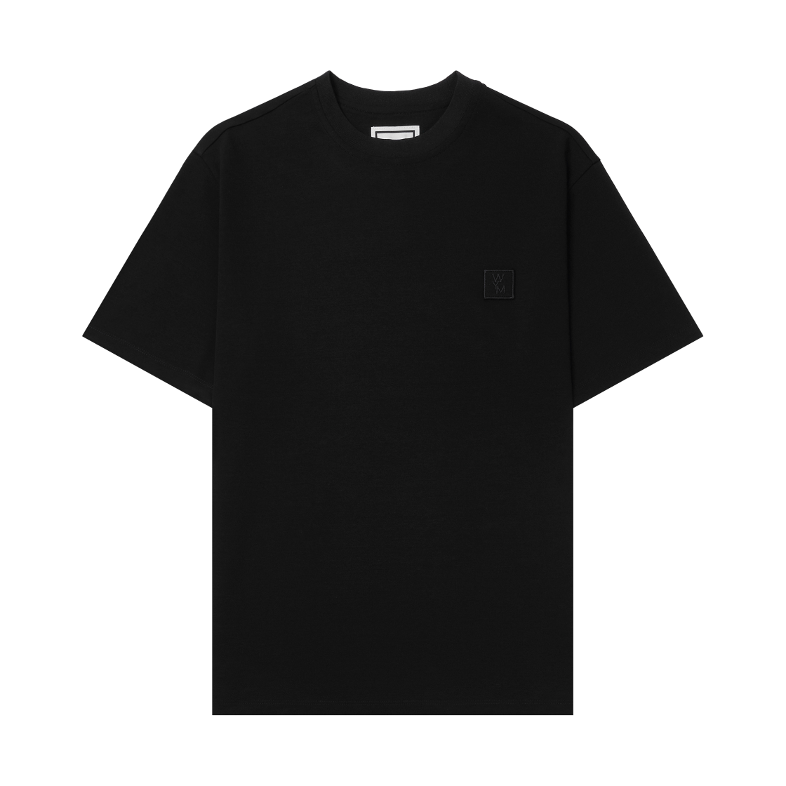 (W) 우영미 스웨잉 플라워 백로고 티셔츠 블랙 - 24FW((W) Wooyoungmi Swaying Flower Back Logo T-Shirt Black - 24FW) - 2