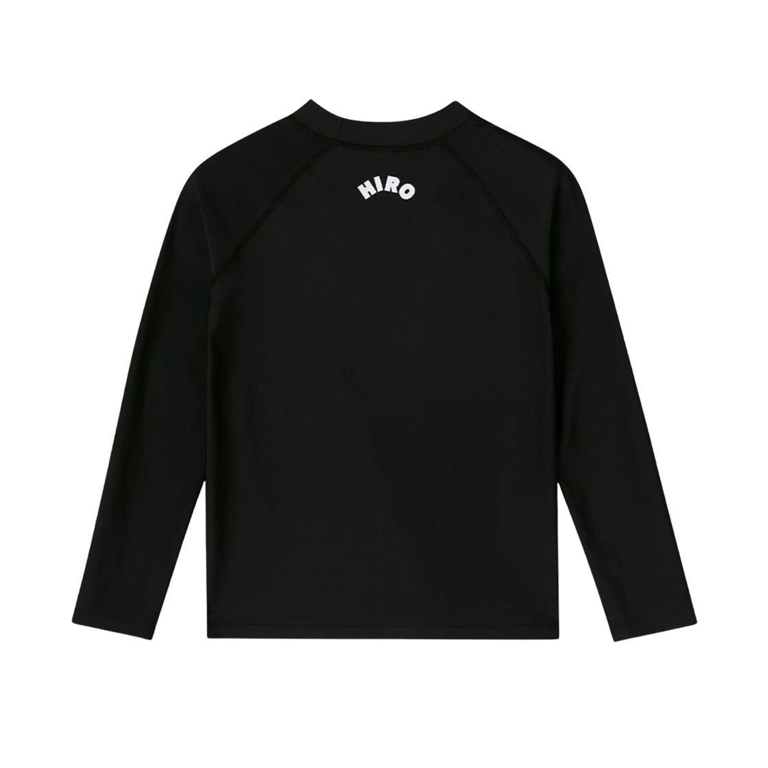 (키즈) 히로 드로잉 로고 래쉬 가드 블랙((Kids) Hiro Drawing Logo Rash Guard Black) - 2