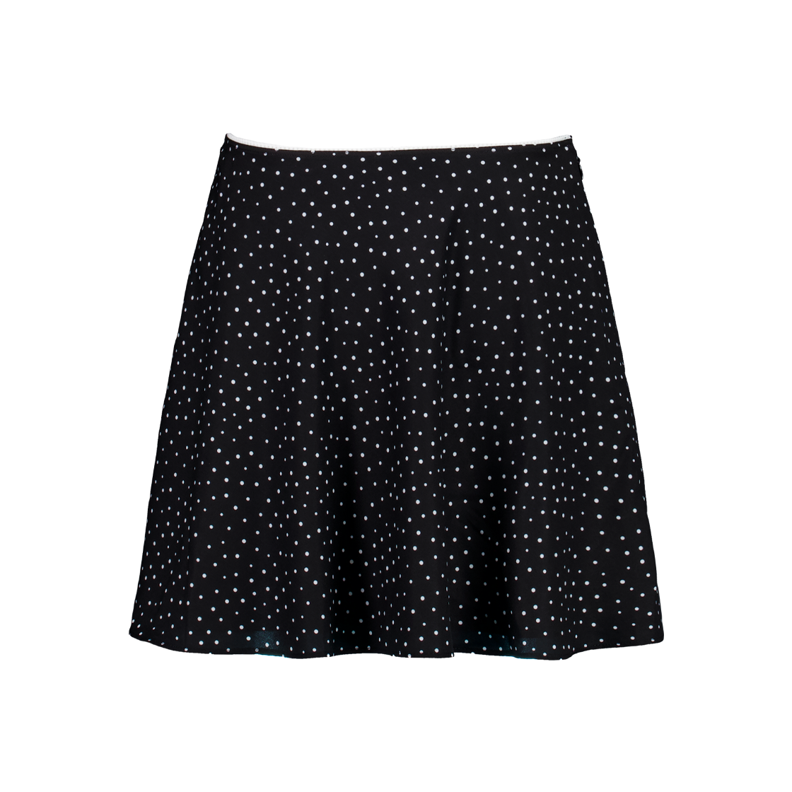 P0000CAJ NAVIVERSE Dot Flare Skirt_Black