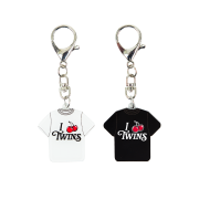 LG TWINS X Kirsh I♥TWINS Short Sleeve T-Shirt Keyring No Marking