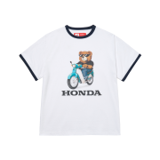 Honda Bear Ringer T-Shirt_White