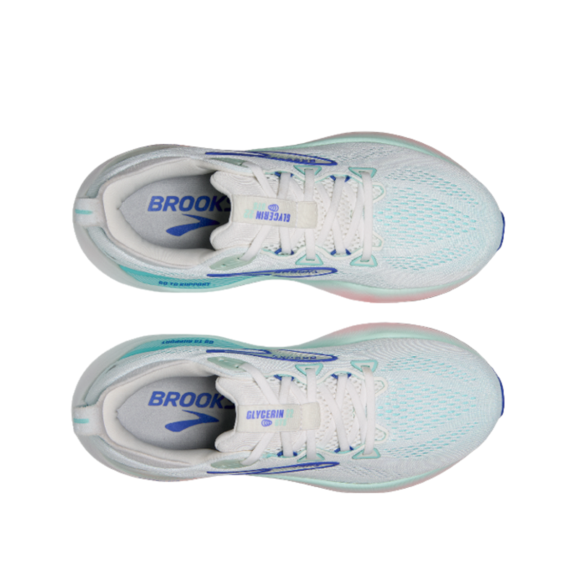 (W) 브룩스 러닝 글리세린 GTS 22 림펫 - D 와이드((W) Brooks Running Glycerin GTS 22 Limpet - D Wide) - 2