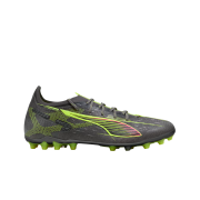 Puma Ultra 5 Ultimate MG Matte Aged Silver Yellow Alert