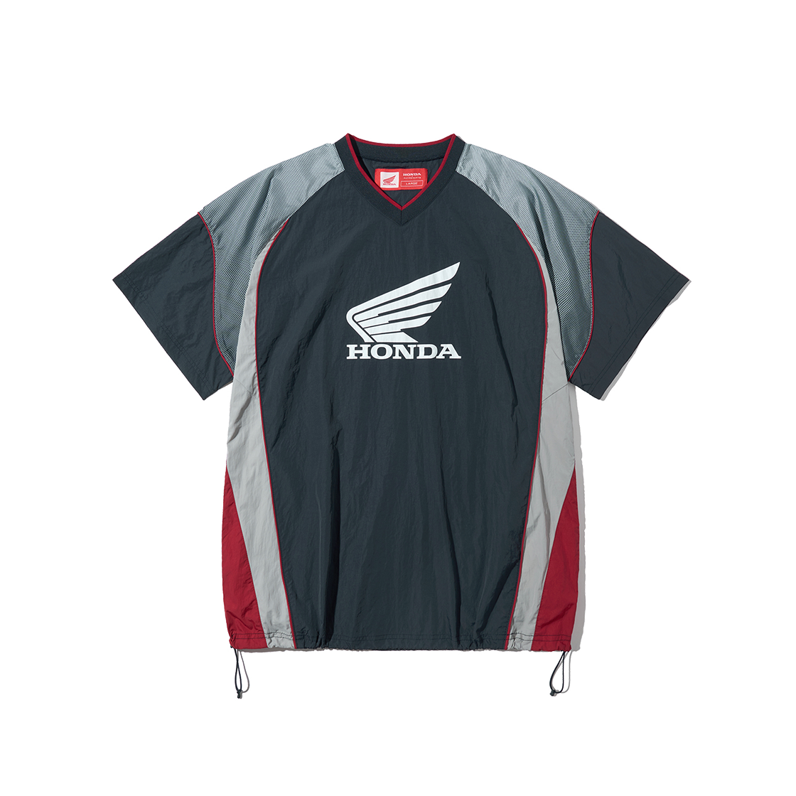 HFM1SS399SNA Honda Speed Track Nylon T-Shirt Navy - 대표 이미지 #1