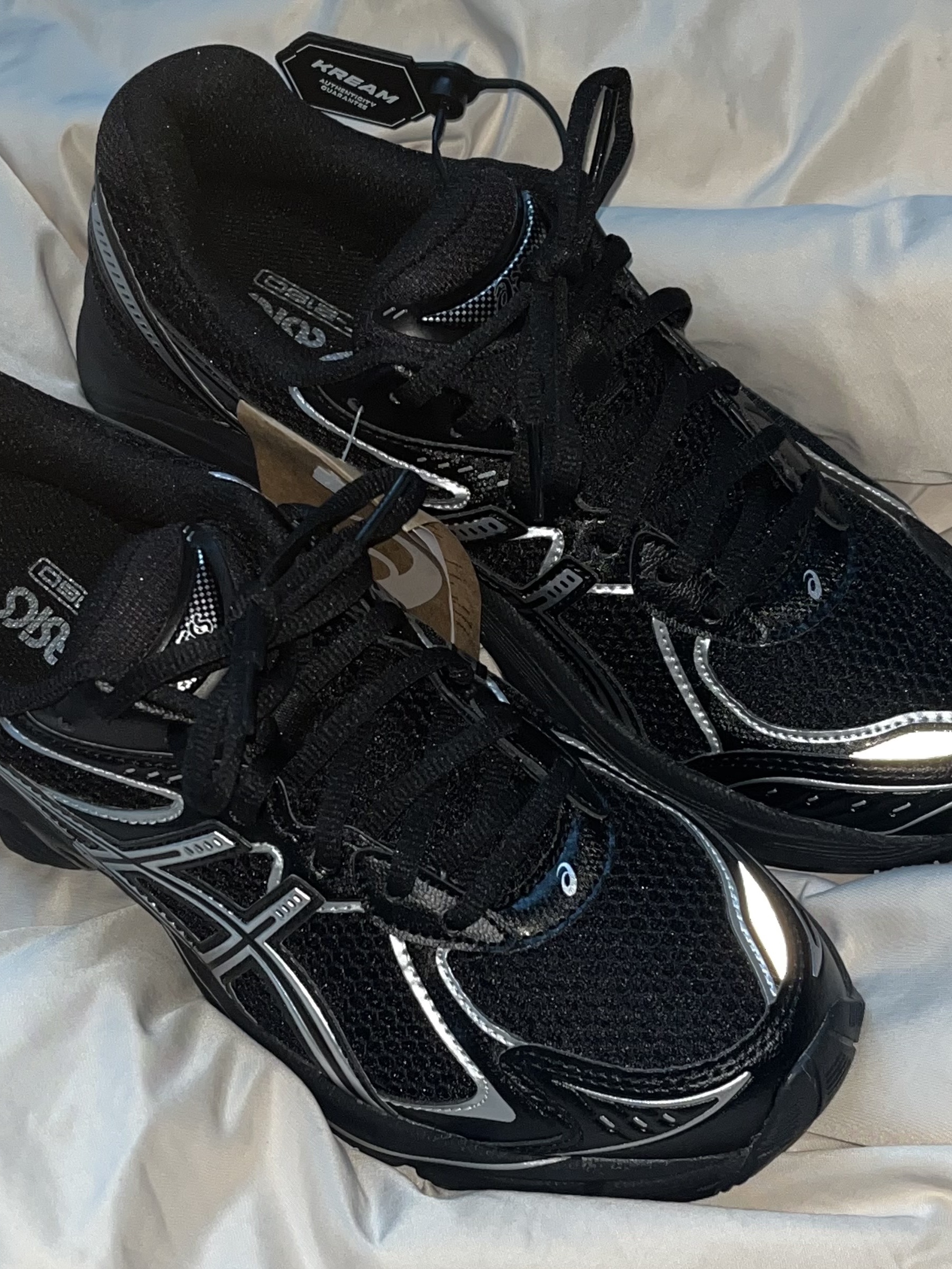 Asics GT-2160 Black Pure Silver 착용 스타일 - 2