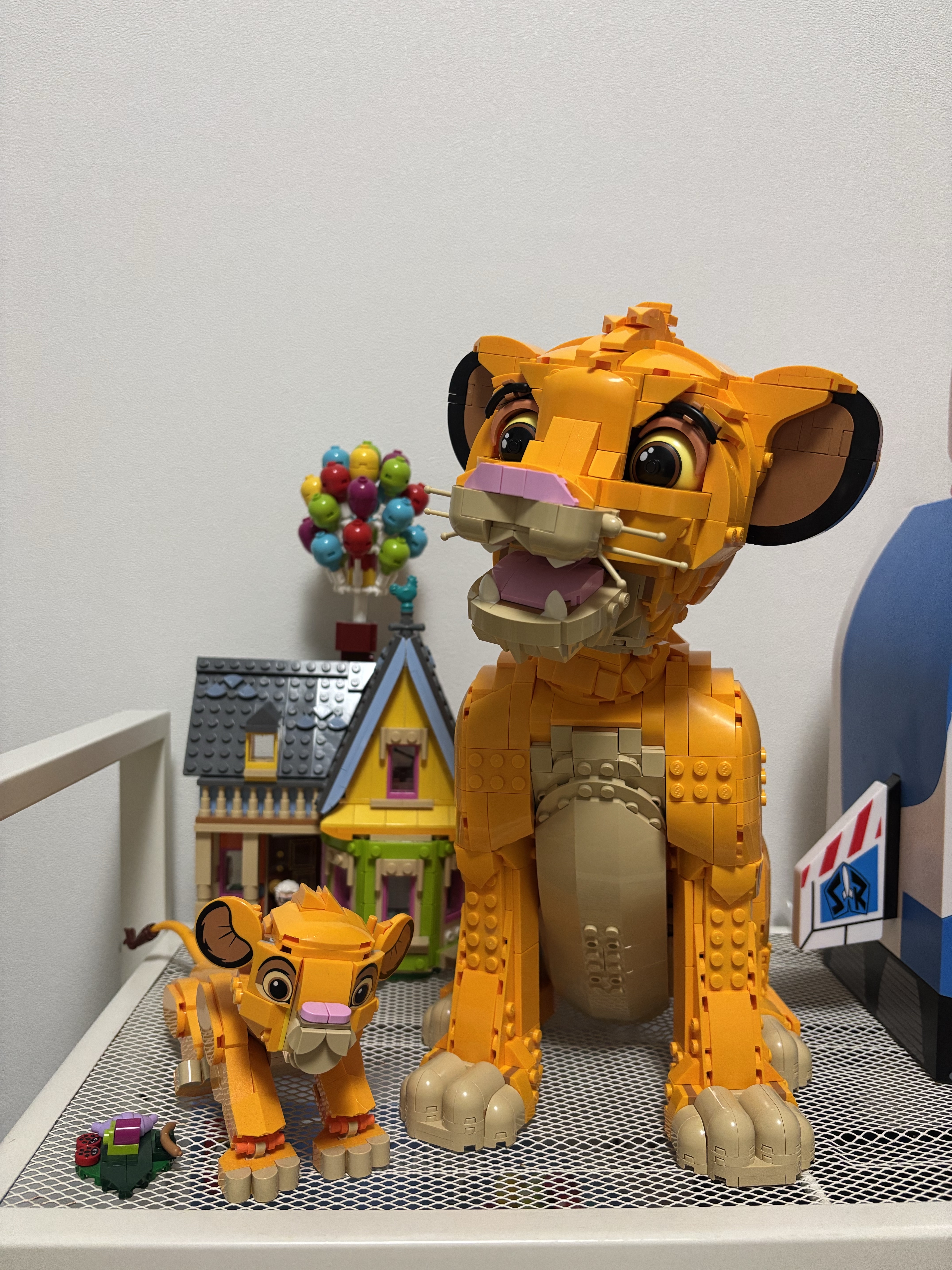 Lego Disney Young Simba The Lion King, Lego Disney Simba The Lion King Cub 착용 스타일