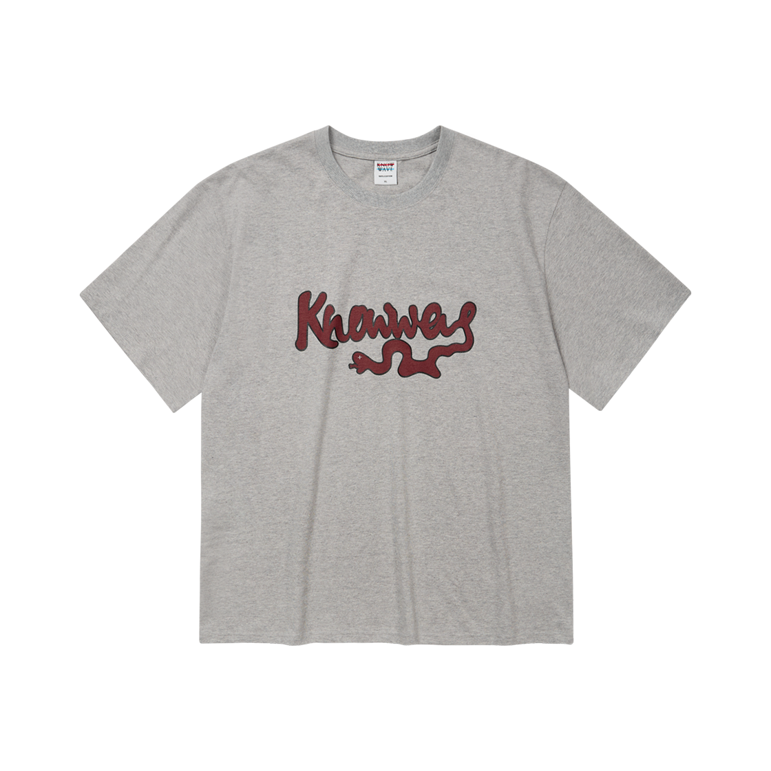 KNT25005BLK Knowwave Snake Tee Gray
