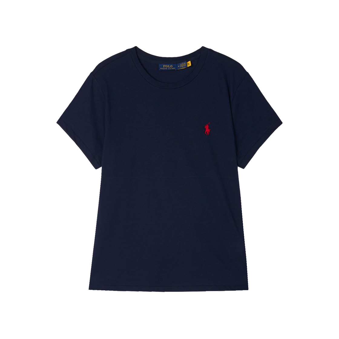폴로 랄프 로렌 우먼 코튼 저지 크루넥 티 네이비 - 25FW([10%적립] Polo Ralph Lauren Women Cotton Jersey Crewneck Tee Navy - 25FW)