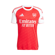 Adidas Arsenal 2025/26 Home Jersey Better Scarlet White - KR Sizing (Non Marking Ver.)