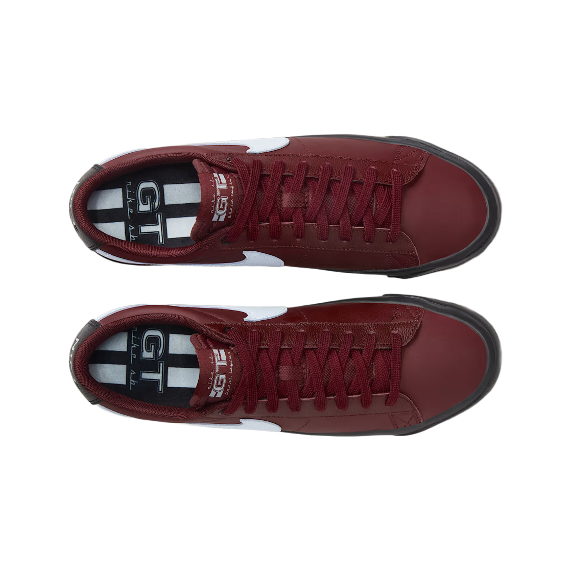 나이키 SB 블레이저 로우 프로 GT 다크 팀 레드 블랙(Nike SB Blazer Low Pro GT Dark Team Red Black) - 2