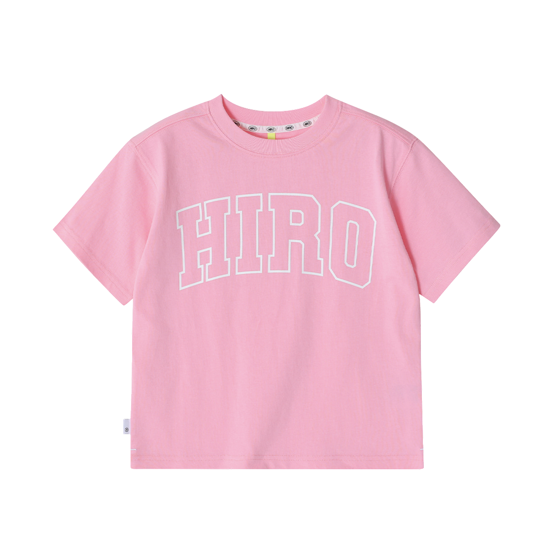 (키즈) 히로 블랭크 티셔츠 핑크((Kids) Hiro Blank T-Shirt Pink)