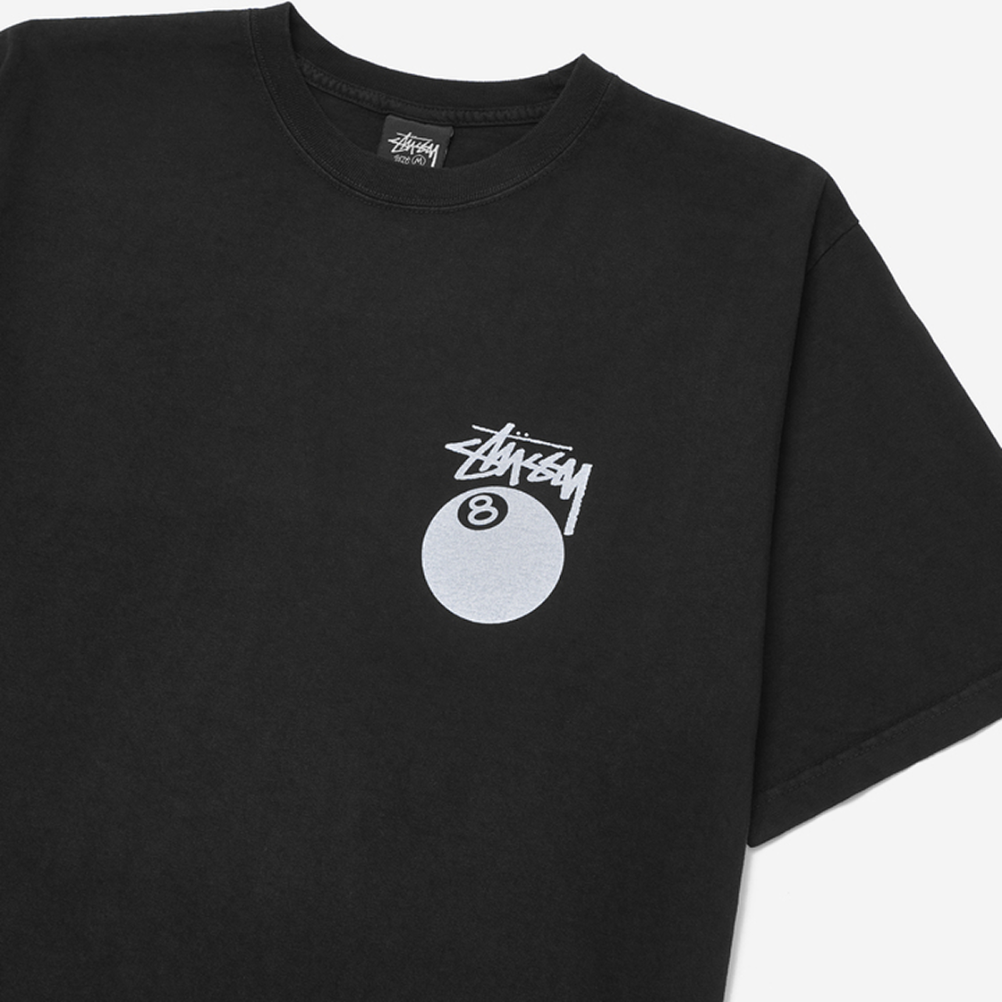 스투시 8볼 피그먼트 다이드 티셔츠 블랙 (2개 번들)(Stussy 8 Ball Pigment Dyed T-Shirt Black (Bundle of 2)) - 5