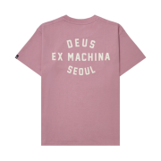 Deus Ex Machina Seoul College Address T-Shirt Pink
