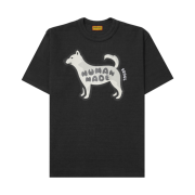 Human Made Animal Graphic T-Shirt Jindo Dog Black - Seoul Store Exclusive